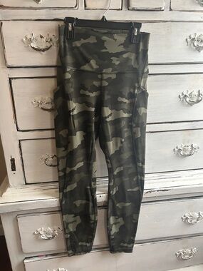 lululemon athletica Olive Green Camo High-Rise Leggings